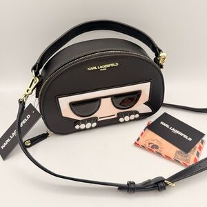 Karl Lagerfeld Paris NWT Maybelle Choupette Top Handle Crossbody Bag